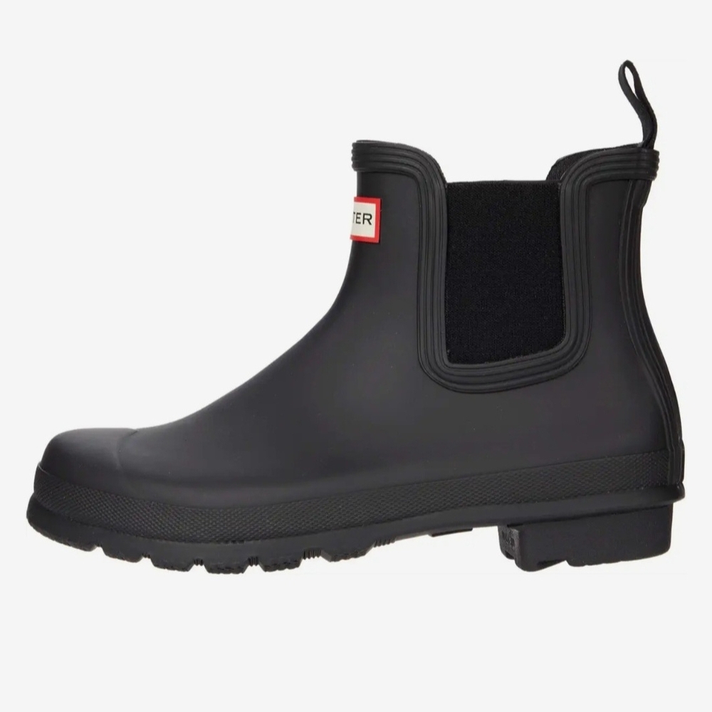Hunter Original Black Chelsea Waterproof Rain Boots Women's Size 6M & 10M NWT